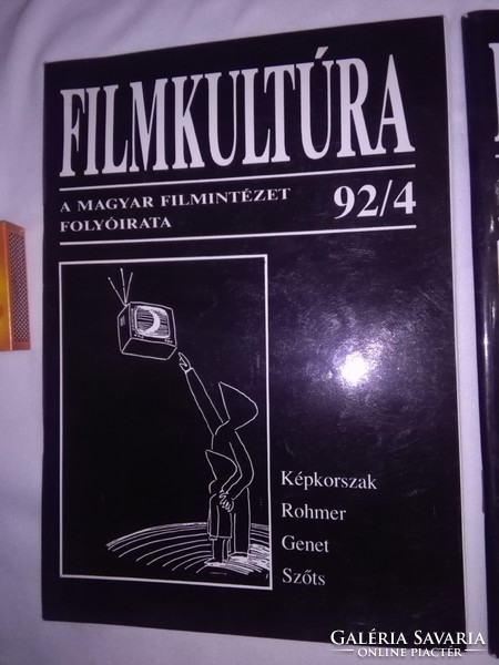Filmkultúra folyóirat 1992 - két darab együtt