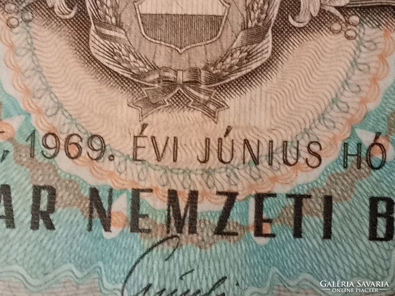 Szép állapotú Rákóczi 50 forintos bankjegy 1969