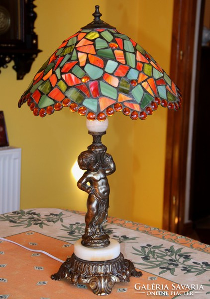 Tiffany special figural lamp 64 cm