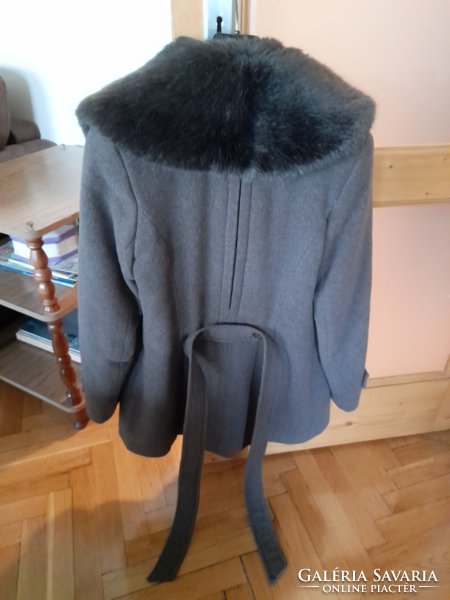Furry 3/4 women's new wool coat m