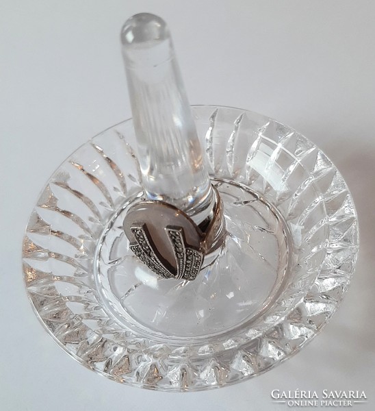 Old jewelry glass bowl