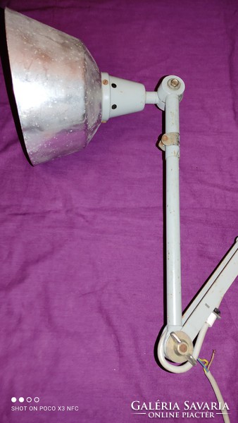 Mid Century Loft Industrial Curt Fischer KAHLA scissors lamp - olló harmonika lámpa Németország