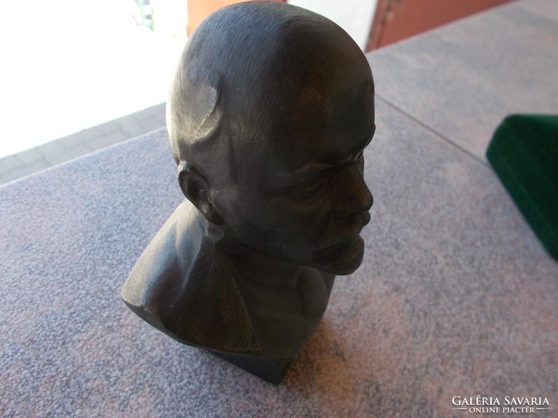 Lenin szobor fémből,.,14 cm