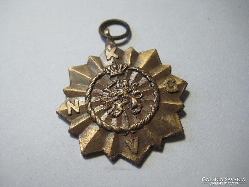 Coat of arms of the Dutch city of Amsterdam, old coat of arms 35 mm, pendant made of copper,