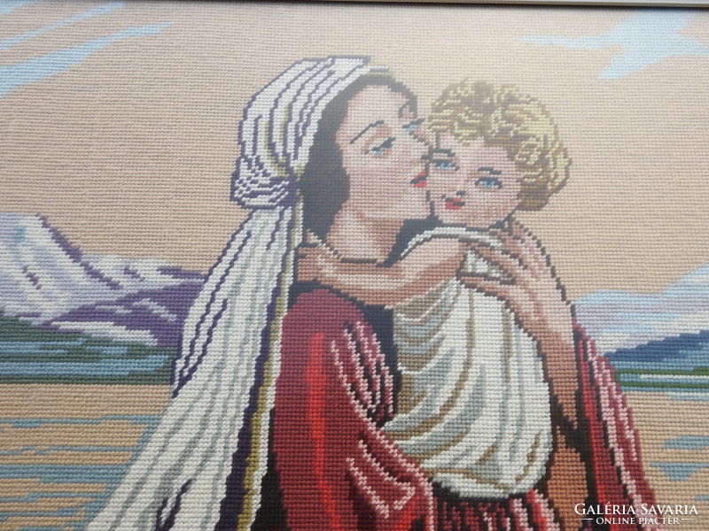 Hatalmas Szűz Mária a Kisjézussal gobelin kép - Madonna gobelin