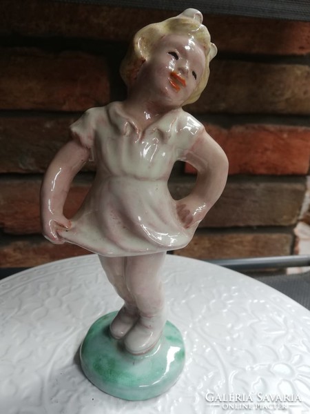 Charming old pottery girl