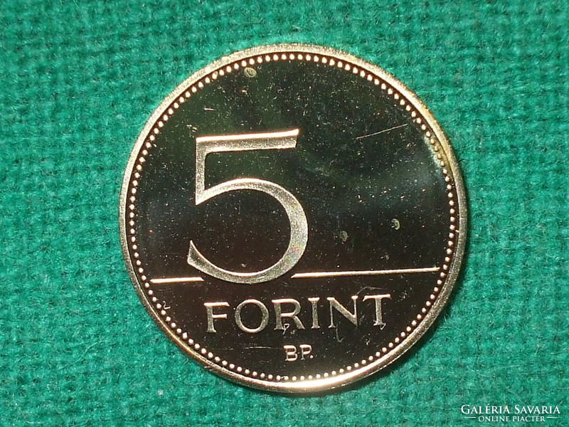 5 Forint 2020! Mirror beat! Pp! It was not in circulation! It's bright!