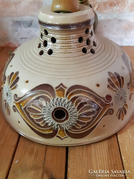 German handmade ceramic lantern
