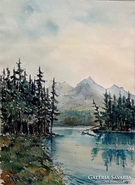 Erdei patak, Tom Glazar, bécsi festő
