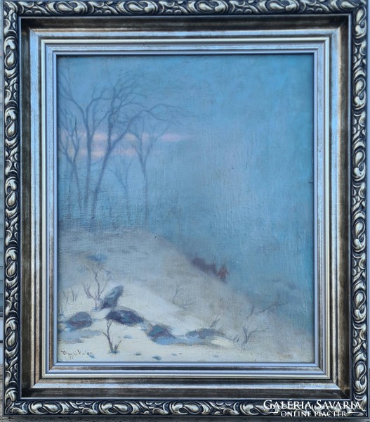 Olgyai Viktor (1870 - 1929) : Lovas a hegyoldalban