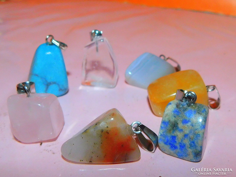 7-piece mineral stone pendant package in one - different wear for every day 2 no.