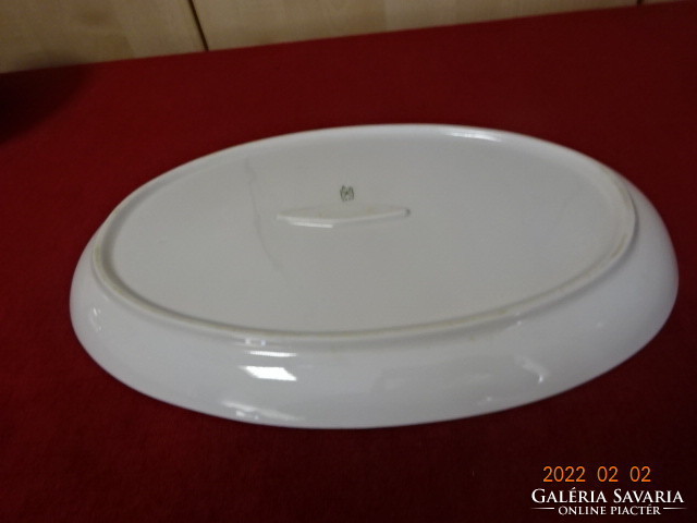 German porcelain oval meat bowl. Size: 32 x 21 x 2, cm. He has! Jókai.