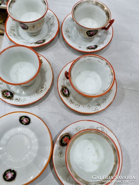 Régi német porcelán teás készlet