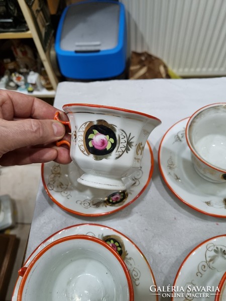Régi német porcelán teás készlet