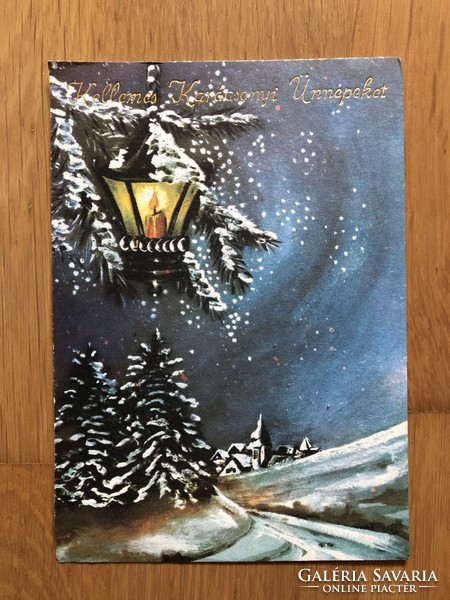 Karácsonyi képeslap, lap