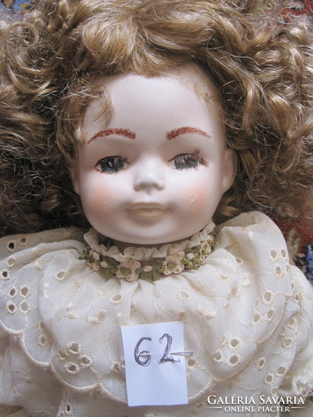 Charming big porcelain doll! 62.