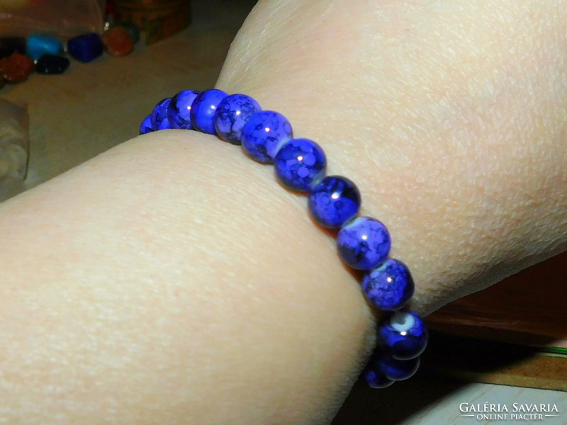 Purple pearl bracelet
