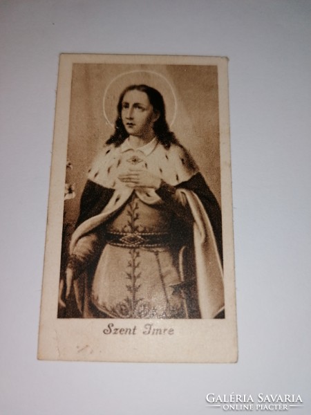 Saint Imre, rare image, prayer book, prayer book 65.