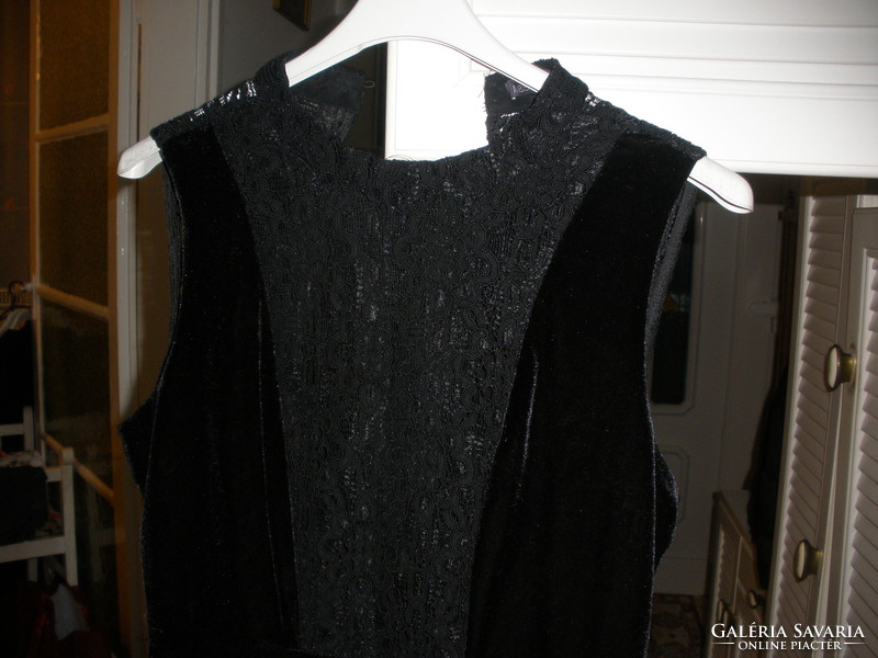Overalls, pantsuit black velvet lace, beautiful