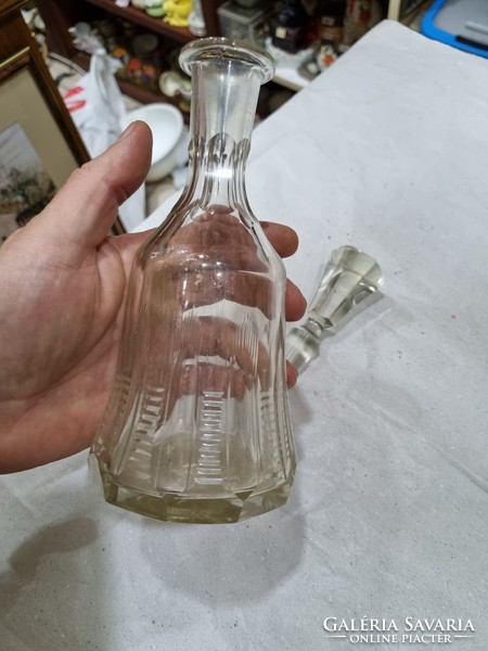 Old crystal bottle
