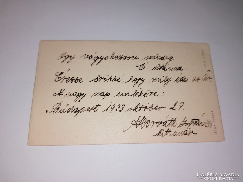 Régi  szentkép, imalap, imakönyvbe  1933.     112.