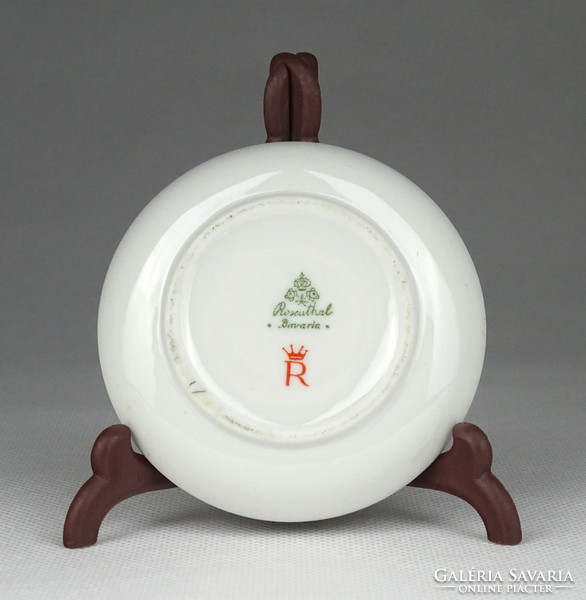 1H414 Régi fácános ROSENTHAL porcelán kistányér tálka 7 cm