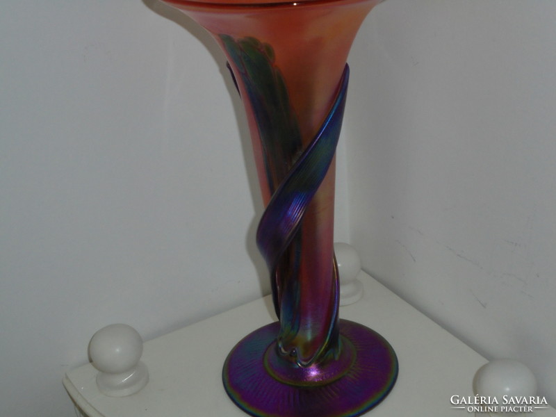 SZECESSZIÓS irizáló váza
