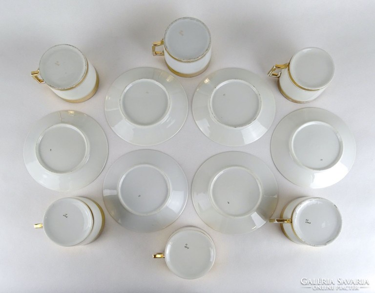 1H427 Hat személyes porcelán teáskészlet kávéskészlet