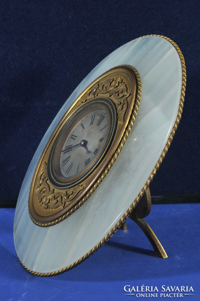 Table clock, onyx, howel & james, london, late 19th century