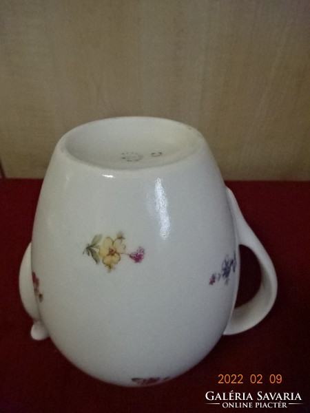 Hollóház porcelain coffee pot without lid, height 13.5 cm. He has! Jókai.