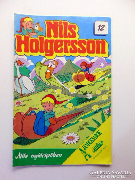 1989  /  Nils Holgerson  /  SZÜLETÉSNAPRA! Eredeti, régi képregény:-) Ssz.:  18098