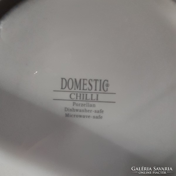 Minőségi német Domestic Chilli porcelán tányér 4 db.