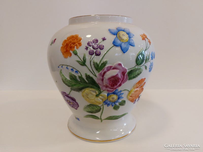 Herendi - Virágmintás váza
