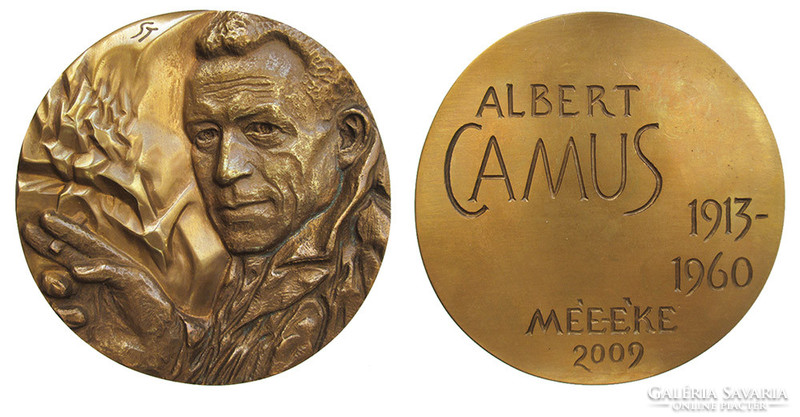Tamás Somogyi: albert camus - wedge 2009. Annual membership fee medal