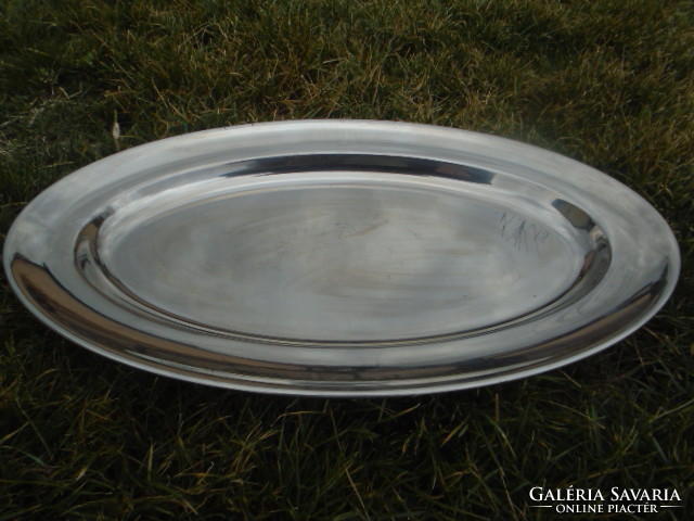 Gigantic size Scandinavian oval tray marked 57.5 x 36.6 cm