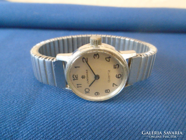 Antique jughans women's watch in better condition than before with a flexible strap of 24 mm