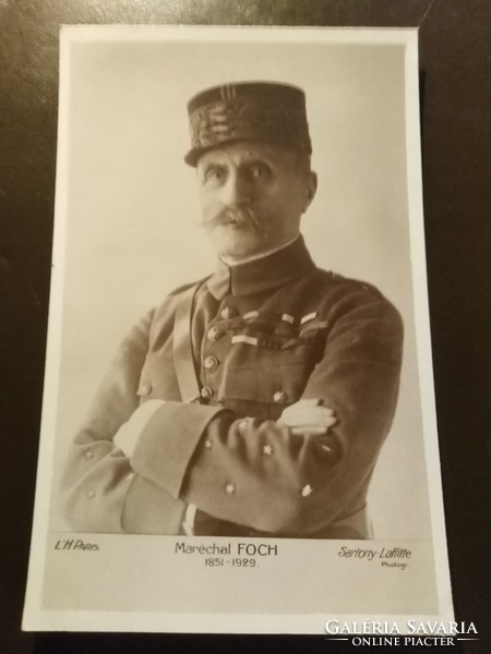 World War I French Postcard - Foch Marshal