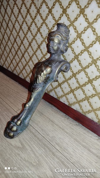 Antique empire bronze woman shaped table furniture legs