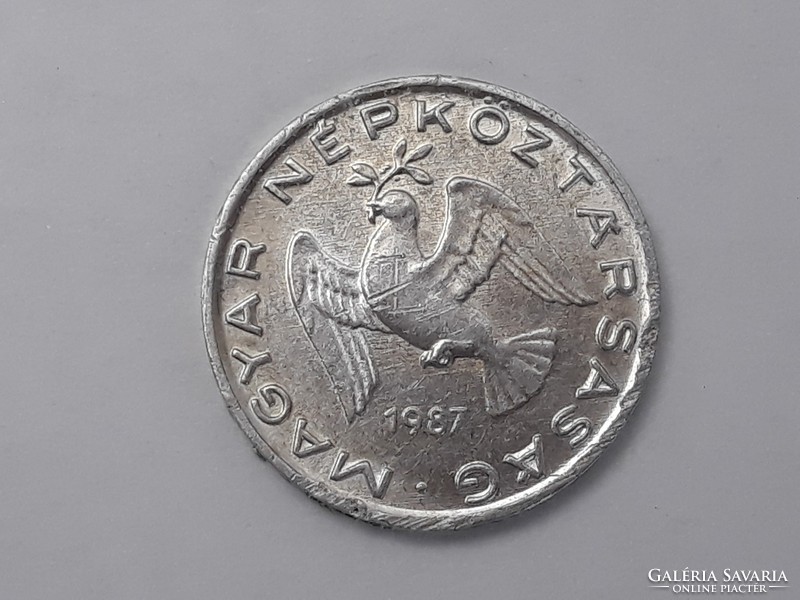 Hungarian 10 pence 1987 coin - Hungarian alu 10 pence 1987 coin