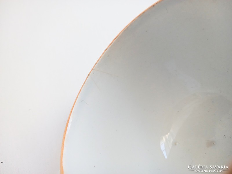 Antik fajansz mokkás csésze Sarreguemines