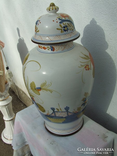 Porcelain floor vase
