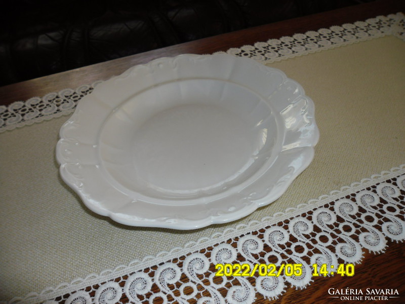 Antique white garnished bowl in perfect condition