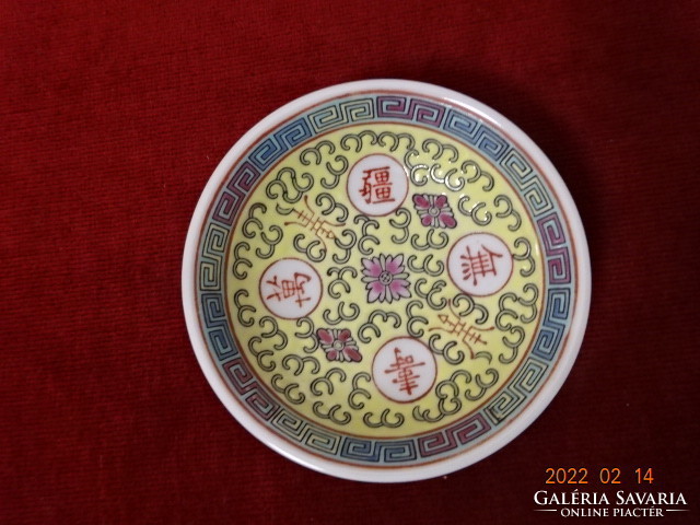 Kínai porcelán kistányér, átmérője 10,2 cm. Vanneki! Jókai.