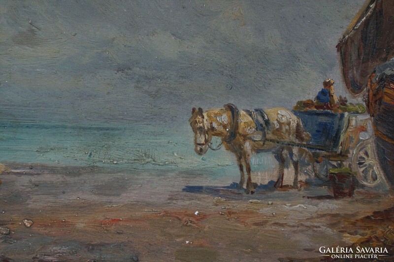 Ismeretlen festő, Halászok, 19.század