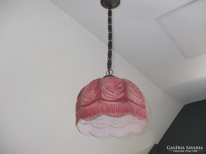 Antique ceiling lamp with special rare bulb
