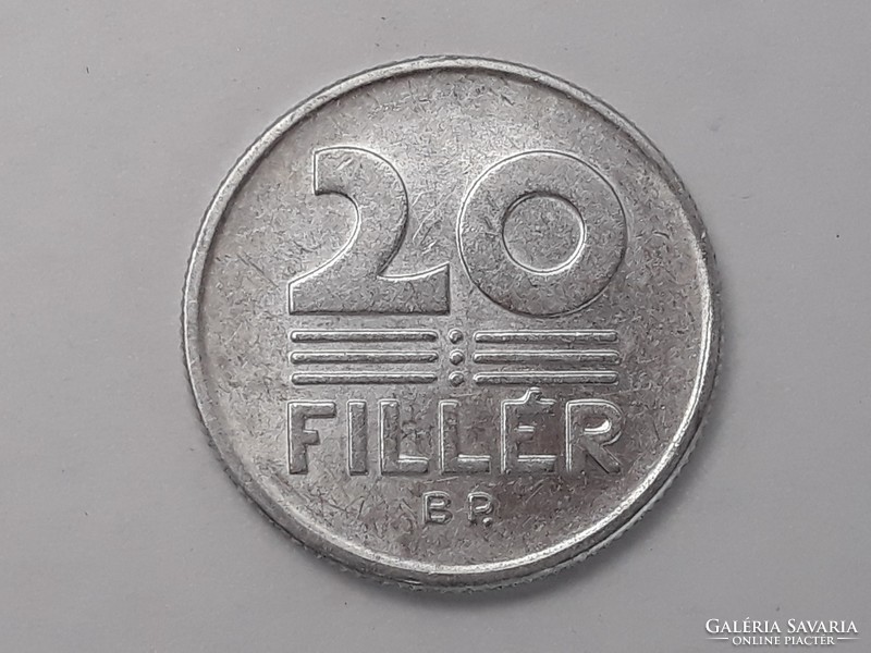Hungarian 20 pence 1989 coin - Hungarian alu 20 pence 1989 coin