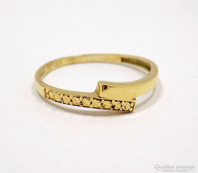 Kő nélküli vésett arany gyűrű (ZAL-Au86153)