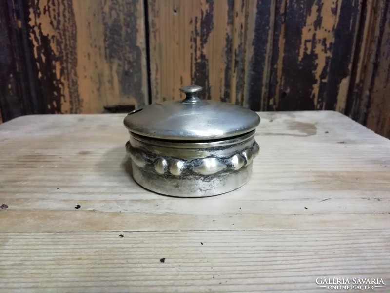 Sugar bowl, old silver-plated sugar bowl, end of the 19th century, for collectors