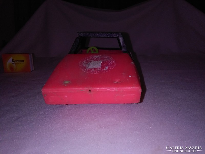 Old toy car - three pieces together - plate miniature car, ....