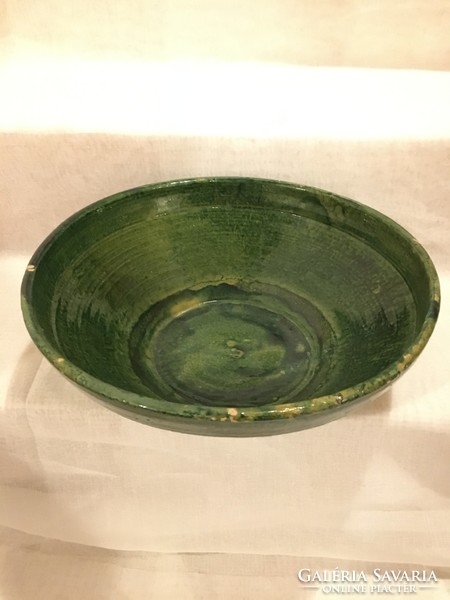 Glazed tile bowl